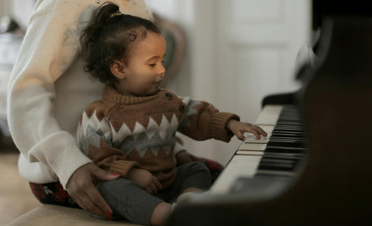 Singing to your baby and playing piano