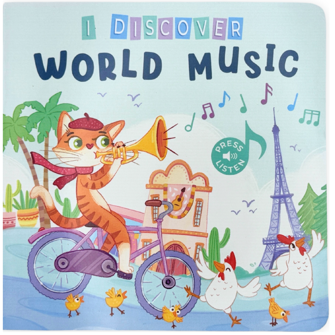 Cover of "I Discover World Music" book by Pirouette Kids