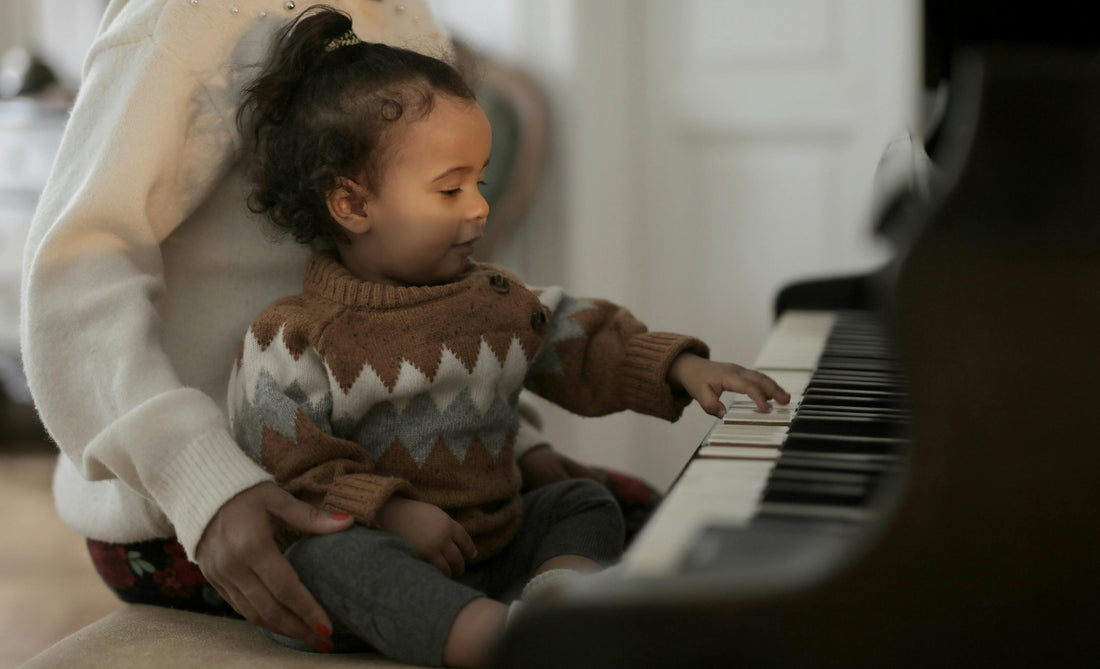 Singing to your baby and playing piano