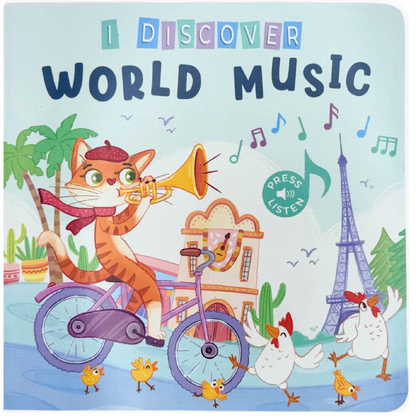 Cover of "I Discover World Music" book by Pirouette Kids