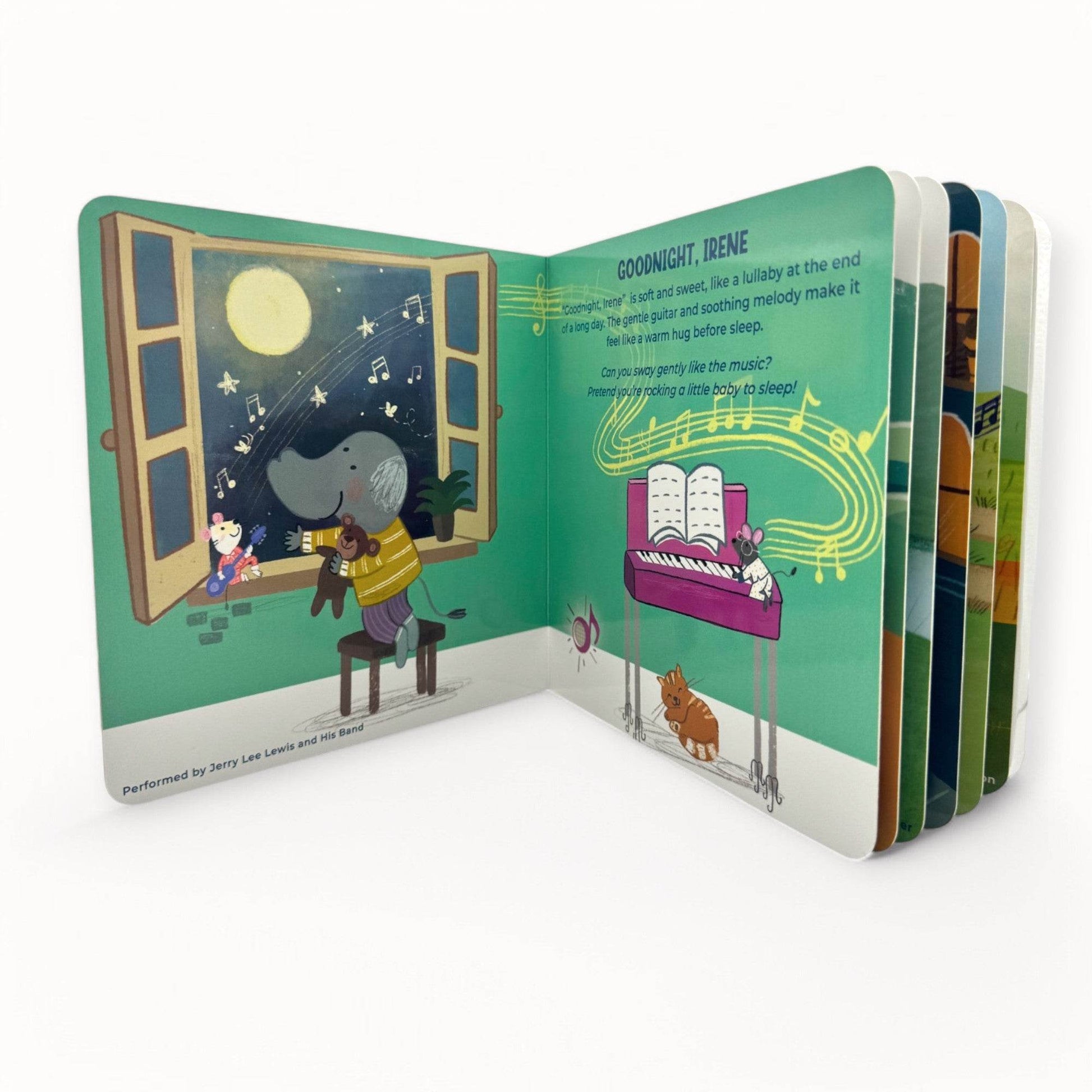 First Page from "I discover Blues Music "sound book