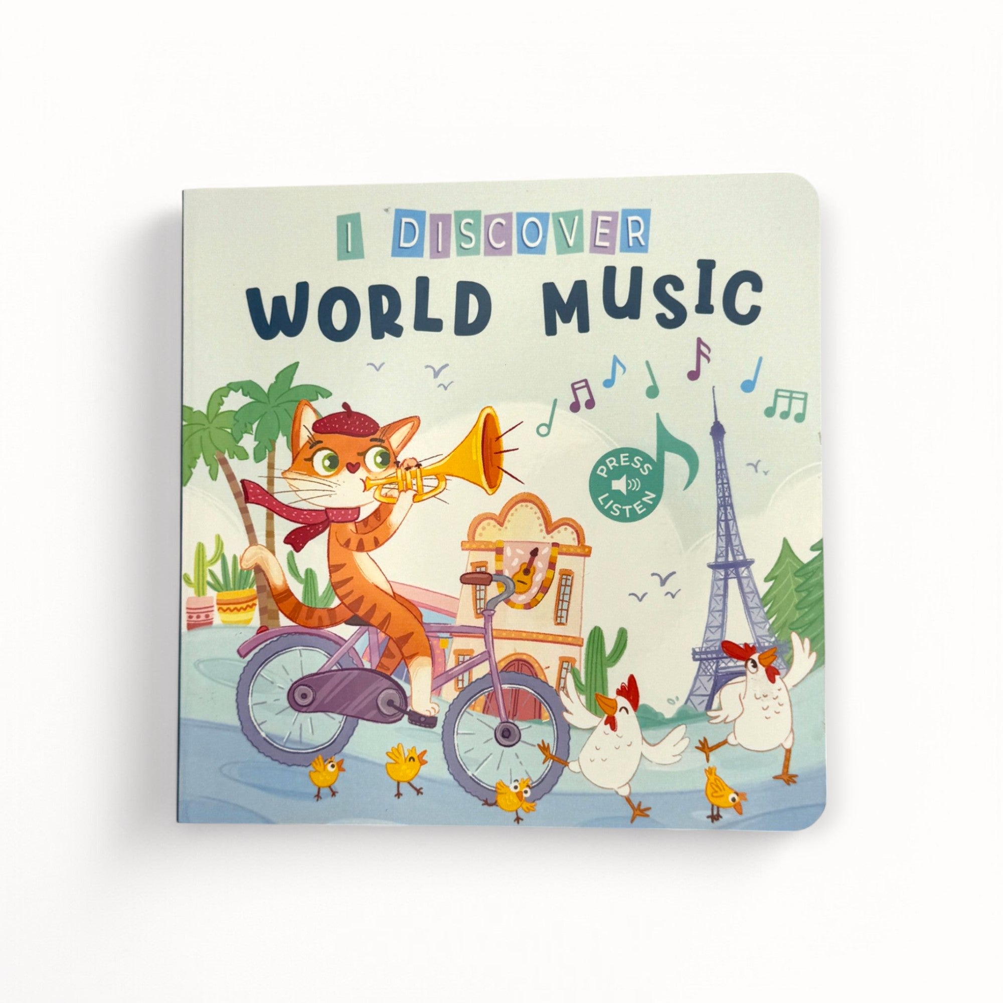 I Discover World Music interactive music book cover