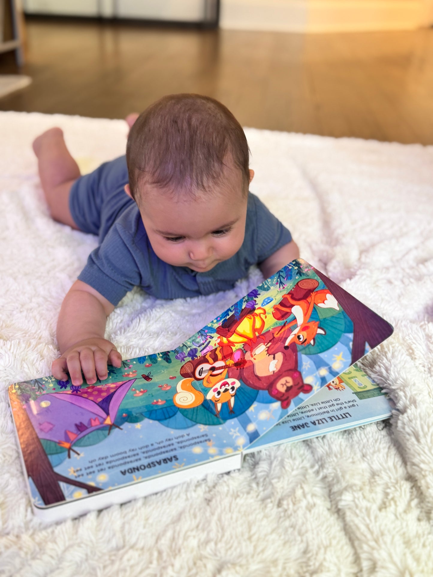 Baby reading sound book by Pirouette Kids