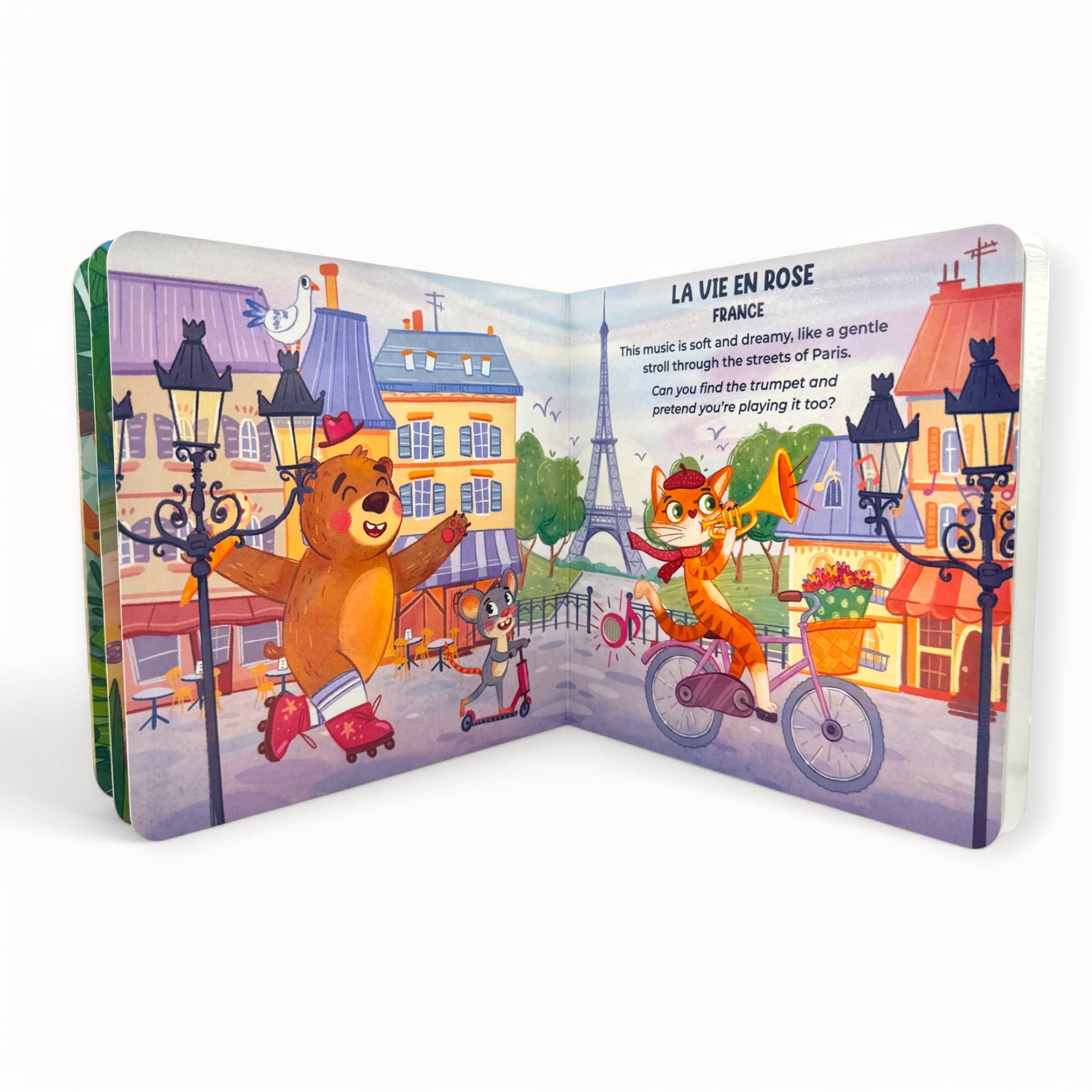 Inside Page from "I discover World Music "sound book