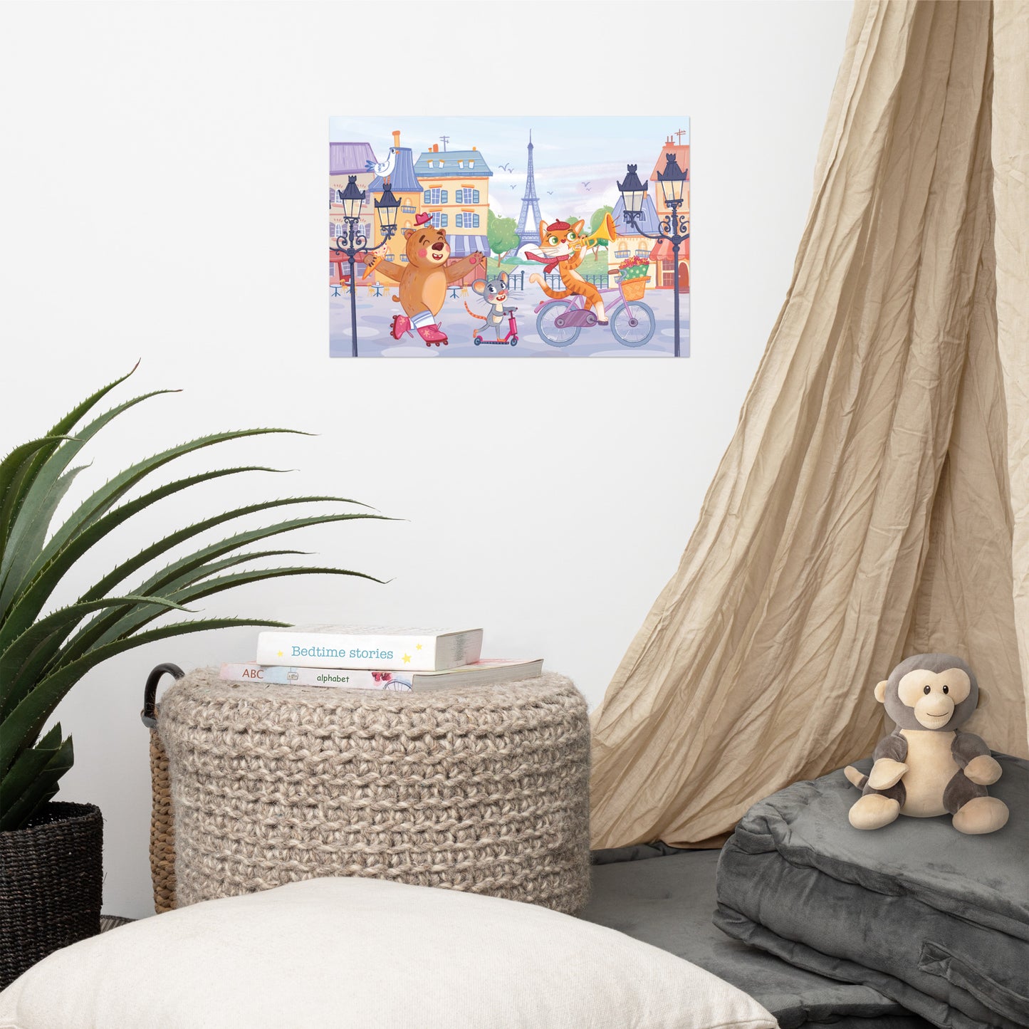 World Music Art Print for Nursery & Playroom