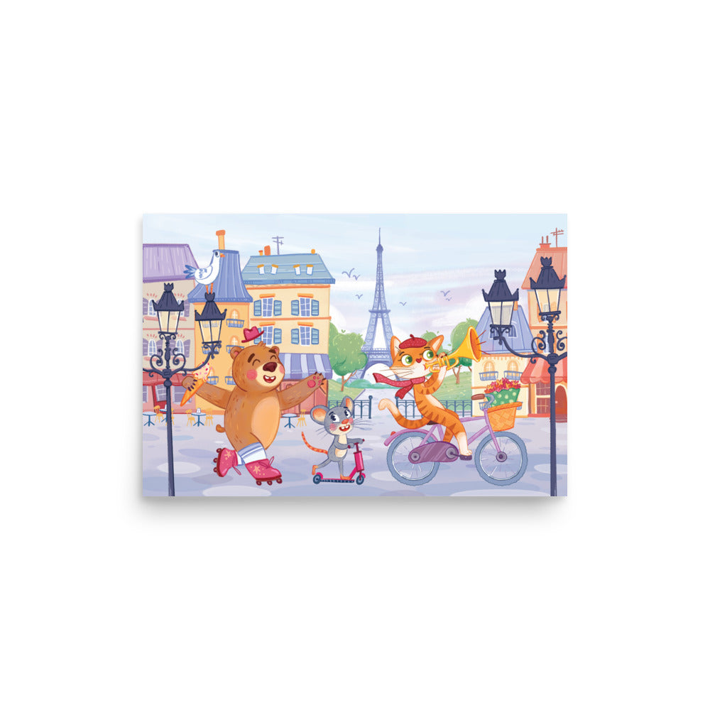 World Music Art Print for Nursery & Playroom